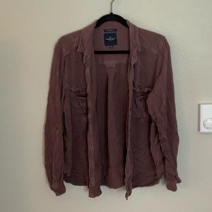 XL American Eagle Boyfriend Fit Button Up